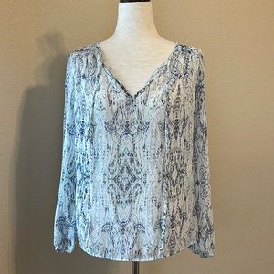 Charlie Jade Sheer Peasant Top